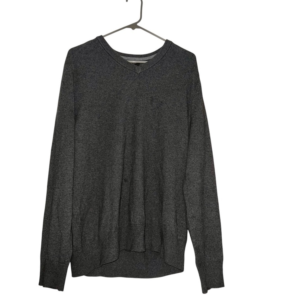 Banana Republic Men's Charcoal Sweater size L Cashmere Blend